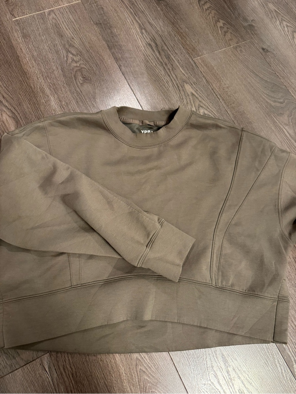YPB Olive Green Crewneck/Jogger Set